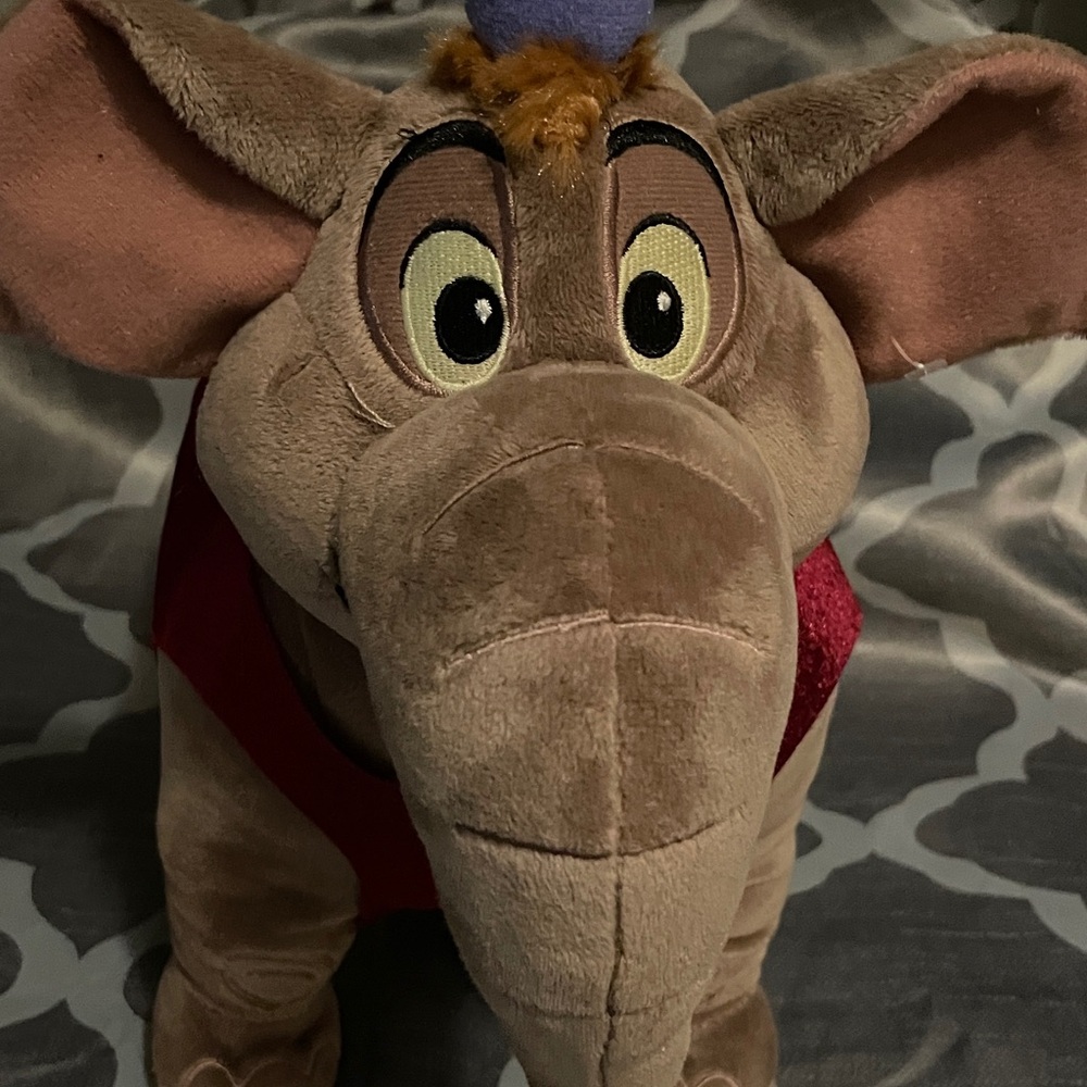 Disney Abu Plush Elephant Toy - Brown